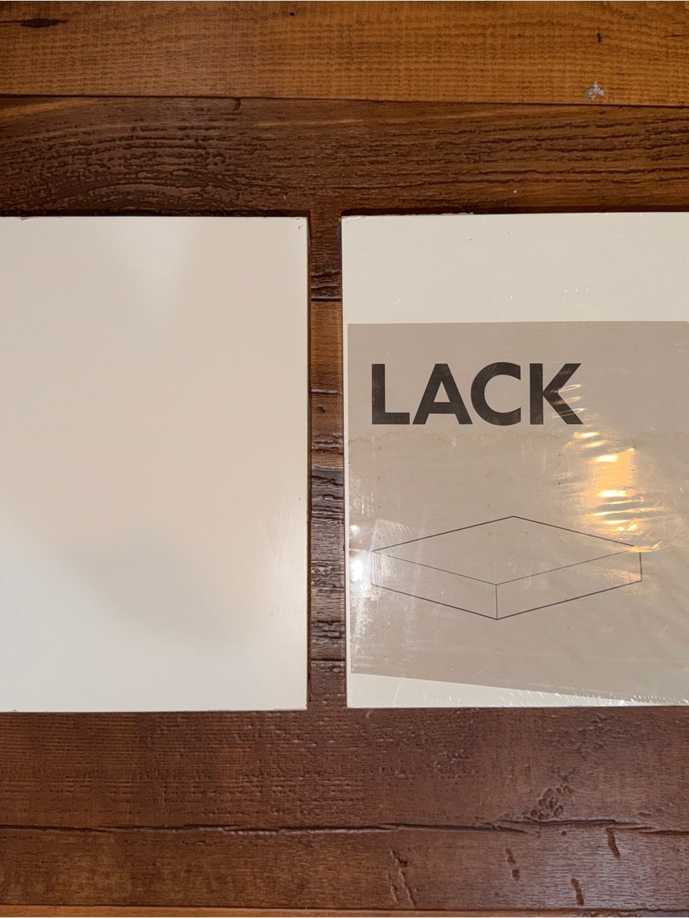 NWT- Set of 2 IKEA LACK White Shelf Top